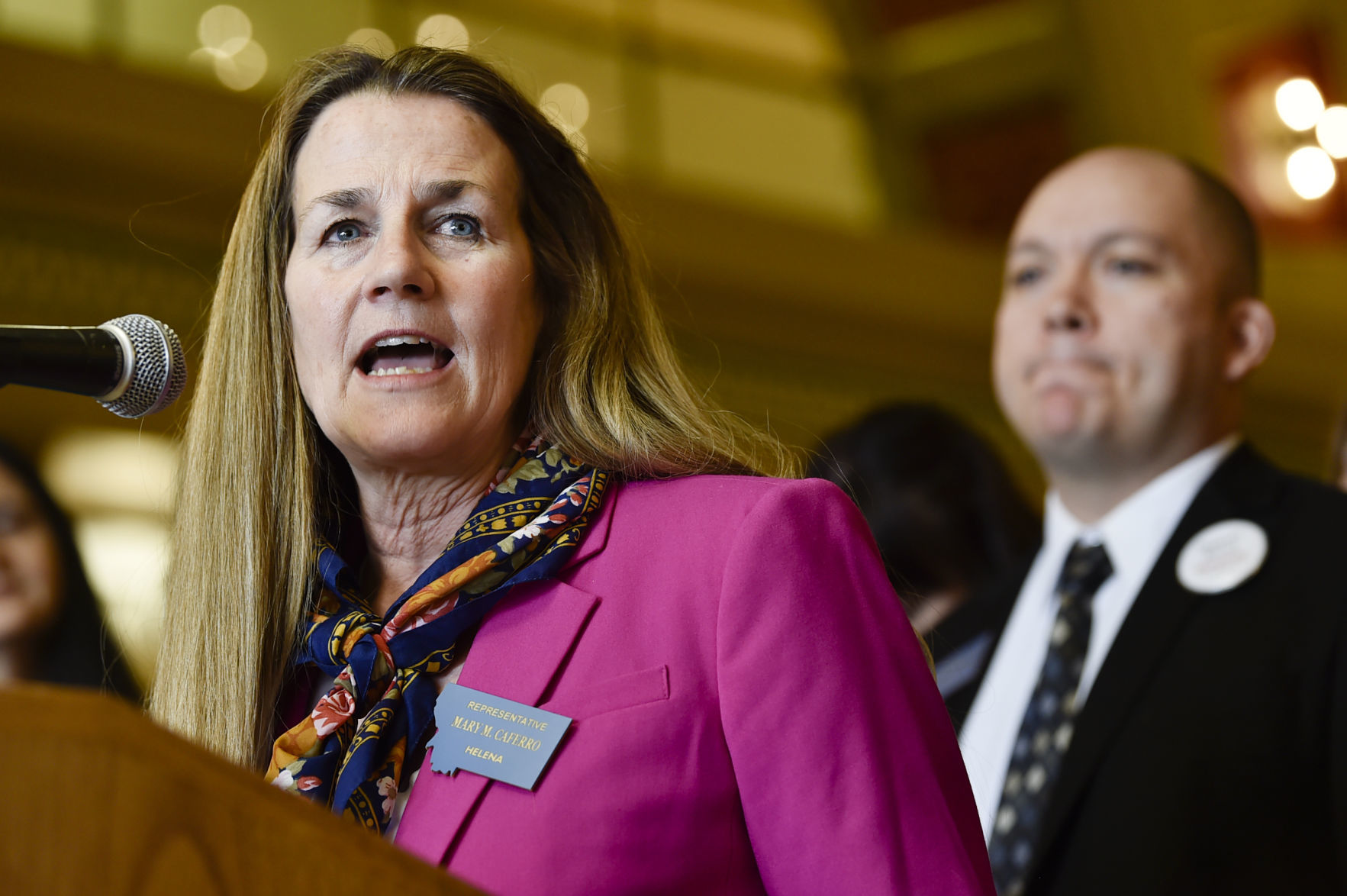Rep. Mary Caferro (D-Helena) introduces a bill to reauthorize Medicaid expansion